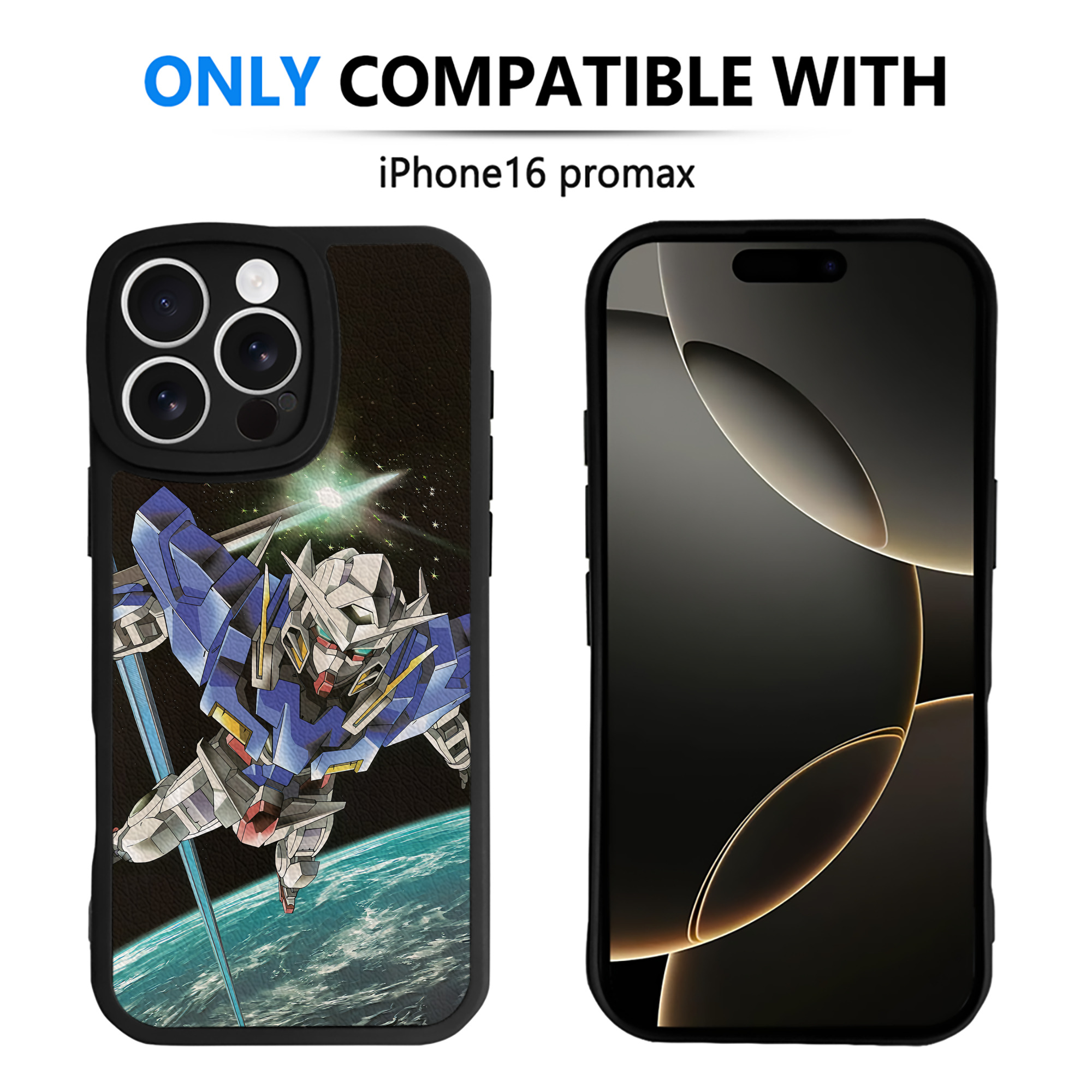 （画像用） 機動戦士ガンダム Mobile Suit Gundam 【iPhone 16シリーズ対応】シリコンスマホケース（レザー調） 材質：シリコン